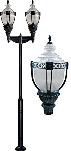 DABMAR LIGHTING INC GM8049-VG Fixture,Acorn,8049,VG 2,Clear Top