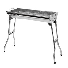 Portable Stainless Steel Barbecue Grill for Outdoor Foldable Charcoal BBQ Grill Barbecue Tools Set Picnic Barbecue Accessory