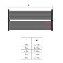 XvuaTeIw Swimming Pool Solar Hot Water Heater Mat Panel Pool Heater Black Rubber Solar Heating Mat NBR Length 300cm Sun Energy Mat