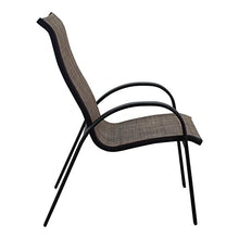Courtyard Casual Santa Fe Collection Sling Chair 4 Piece Set Java
