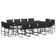 Keeushr 11 Piece Modern Patio Dining Set with Cushions, Weather Resistant Outdoor Dining Set and Garden Furniture with Table, Foldable Chair for Garden