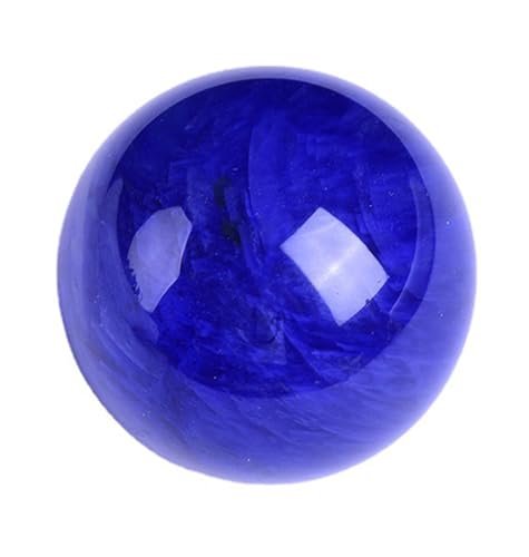 FOTCFATEV Smelting Blue Crystal Ball Quartz Sphere with Stand,Magic Gemstone Sculpture Figurine,16cm/6.3in