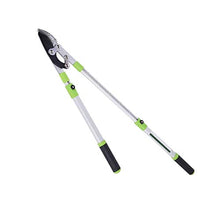 EliteBloom Handheld Extendable Garden Shears Telescopic Bypass Loppers Heavy Duty Garden Branch Cutter Cutting Capacity Anvil Hand Pruner Ergonomically Non-Slip Handles,