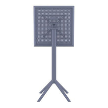 Compamia Sky 24 inch Square Folding Bar Table in Dark Gray Finish