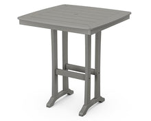 Martha Stewart by POLYWOOD® Chinoiserie 5-Piece Bar Set with Trestle Legs in Slate Grey