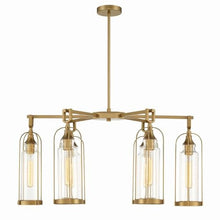 Eurofase Yasmin 6 Light Outdoor Pendant Vintage Style Aged Gold 17.75" Tall 19.5" Wide