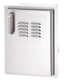 Fire Magic Premium Flush 14-inch Right-hinged Soft Close Louvered Single Access Door with Propane Tank Storage - 53820sc-t