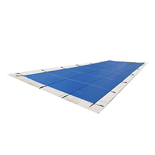 Lite Strong Inground Safety Pool Cover - Blue 20'x40' Mesh - Rectangle Inground Winter Swimming Pool Cover