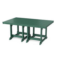 Wildridge® Heritage 44”x72” Dining Table Set, Turf Green - Outdoor All-Weather Poly Dining Furniture for Patio, Porch, Deck