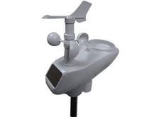 JDXQBLD Weather Station, Wireless Weather Station Connection Solar Charging Wireless Transmission Data Upload Data Storage 1pc