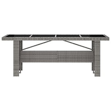 ZQQLVOO Patio Bistro Set, Outdoor Bistro Set Conversation Sofa 11 Piece Patio Dining Set with Cushions Poly Rattan Gray for Garden, Patio, Balcony, Beach, Coffee Bar, Deck