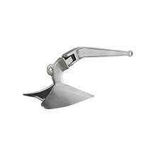 Norestar 59.5 lb Stainless Steel CQR/Plow Boat Anchor for Boats up to 65 Feet