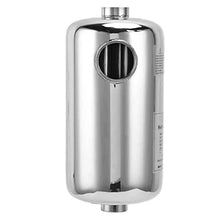260 KBTU Pool Heat Exchanger Stainless Steel Tube And Shell Pools Heat Exchanger for Swimming Pools/Spas/Hot Tubs/Solar, MF 260, Silver