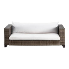 Tommy Hilfiger Oceanside Outdoor Loveseat Gray Brown