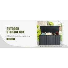 Cvqza 160 Gallon Outdoor Storage Box, Waterproof Patio Storage Bin for Cushions, Pillows, Garden Tools, Lockable, Versatile for Backyard, Garden, Poolside Use, Durable and Spacious