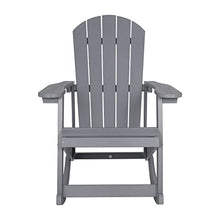 EMMA + OLIVER Gray Adirondack Rocking Chair, 2-Pack
