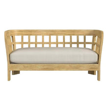 Butler Specialty Company Monhegan Teak Wood Outdoor Loveseat Brown