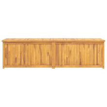 UUGRANDTO Garden Box Natural Wood Solid Teak Wood 78.7x19.7x21.7 in Outdoor Furniture Storage Boxes