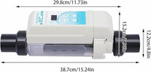 Salt Chlorinator for Large Volume Pools - Scalable Chlorine Production, Handles High Bather Loads, Maintains Water Clarity