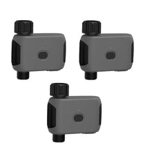 Watering Timers, Bluetooth Garden Water Timers Rain Delay Programmable Automatic Sprinkler Drip Irrigation Valve for Garden Hose(3Pcs)