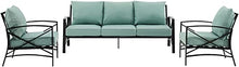 Crosley Furniture Kaplan 3-Piece Sofa Patio Set