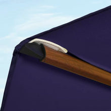 OROTLECT 12 FT Round Wood Pattern Cantilever Umbrella,Navy
