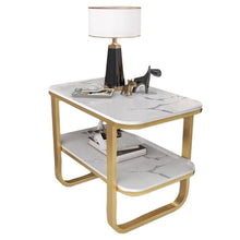 WGTYOA Sofa Rock Board Edge a Few Side Ark Contracted Bedside Table Square Sitting Room Balcony Tea