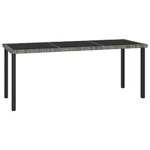 QINXIXINAIXI Garden Dining Table Grey Bistro Table Coffee Tables for Backyard Garden