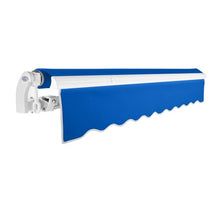 Awntech 20' Maui Manual (20' x 10') Retractable Patio Awning, Bright Blue