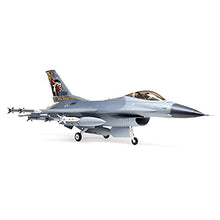 E-flite RC Airplane F-16 Falcon 80mm EDF Jet BNF Basic Gray