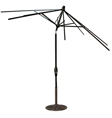 Treasure Garden 11-Ft Octagon Auto-Tilt Market Umbrella Replacement Frame (Bronze Finish)