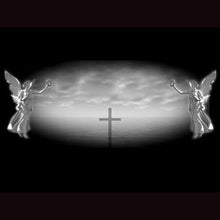 Cemetery bevel marker - small companion - sometimes called a pillow or hickey marker - monument grade granite - includes engraving-