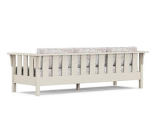 Martha Stewart by POLYWOOD® Acadia Deep Seating Sofa in Sand/Leaf Dune Burlap