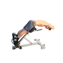 Ab Coaster Lumbar X 45-Degree Back Extension Bench Adjustable Black