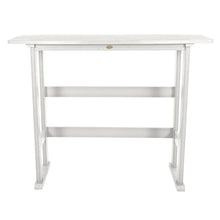 highwood Lehigh Bar Height Balcony Table, White