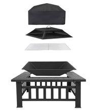 TEOYETTSF Outdoor Barbecue Stove Tea Boiling Table Detachable Grill Frame Courtyard Firewood
