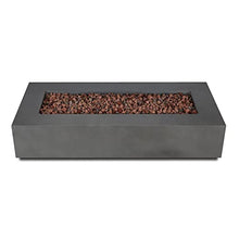 Lakeview Elysian 70-Inch Rectangle Natural Gas Fire Table - Weathered Slate - (Ships as Propane w/NG Conversion Kit) - SC-C9814NG-WSLT