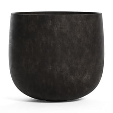 COSAPOTS Mondo Round Indoor/Outdoor Planter, 42x40in Brown Stone