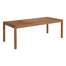 Modway Eleni 89-Inch Outdoor Teak Wood Dining Table in Natural – Rectangular Patio Dining Table with Slatted Top for Patios, Decks, Or Gardens