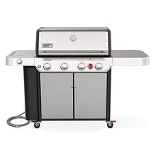 Weber Genesis S-435 Gas Grill, Natural Gas Grill, Stainless Steel BBQ Grill