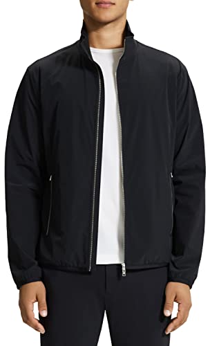 Theory Men's Paper Nylon Track Jacket Black XXL