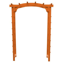 Keystone Amish Co. Newport Pressure Treated Pine Arbor, 4-Foot, Redwood Stain