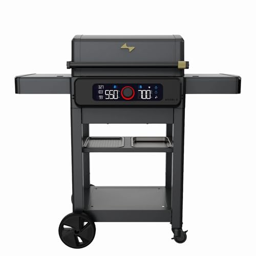 Current® Model G+ Dual Zone Smart Electric Grill, Slate