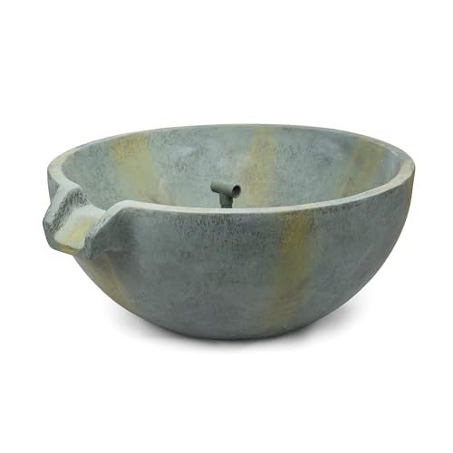 Aquascape 32-Inch Spillway Bowl for Pond, Landscape, and Garden Water Features Green/Patina