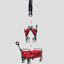 Trolley Cart Folding Wagon Garden Trolley Portable Garden Cart with 4 Wheels for Transport Garden Tools Camping Beaches Camping Cart Garden Wagon