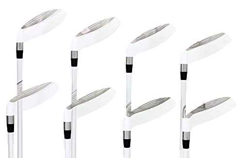 Majek White Pearl Petite Senior Ladies Golf Hybrids Irons Set