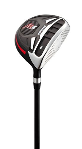 Precise Golf Men's 14-Piece All Graphite Senior Complete Golf Clubs Set Black/Red