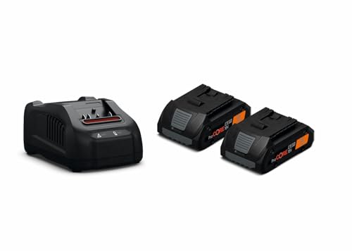 Starter Set ProCore 18 V 4.0 Ah AS|2 ProCore Lithium-Ion Batteries with Highpower Cells and Rapid Charger GAL 1880 HP.