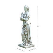GENUINQ 46'' H Neoclassical Music Muse Goddess Statue Garden Decor