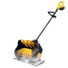 21V Cordless Electric Snow Shovel, Battery-Powered Snow Blower, 41cm Width Snow Removal Snow Thrower (2 Battery and Charger Included)